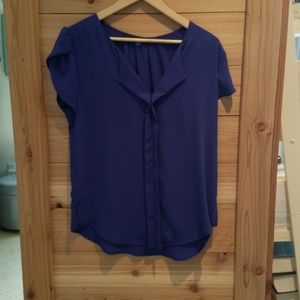 Periwinkle/purple-blue blouse